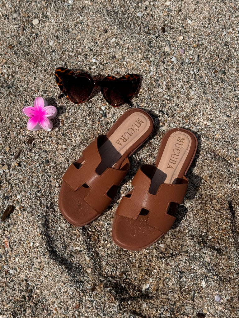 Sandalias de playa color Camel 🤎☀️