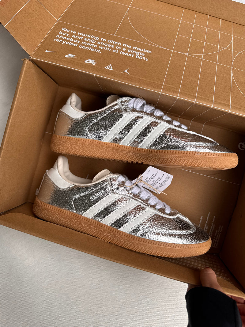 Nuevos✨ Tenis importados SAMBA OG PLATEADO 🌪️🪩