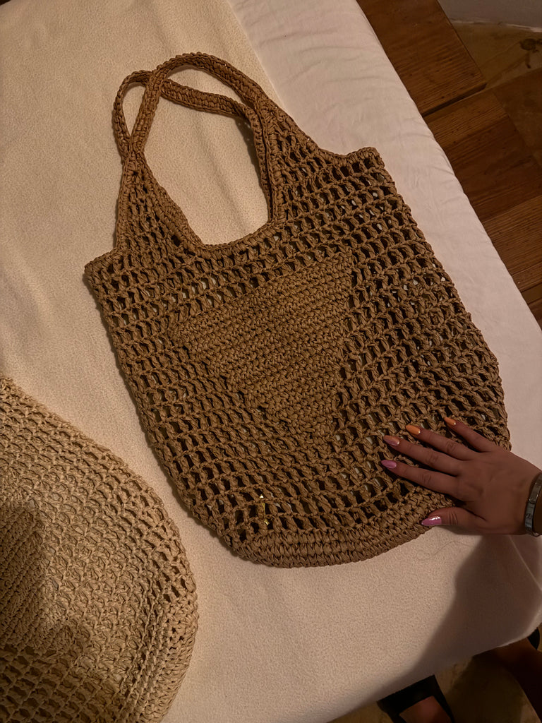 Bolso de playa color mocca 🤎☀️🥥