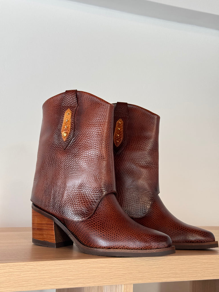 BOTAS TEXANAS CUERO ✨ CAMEL 🤎