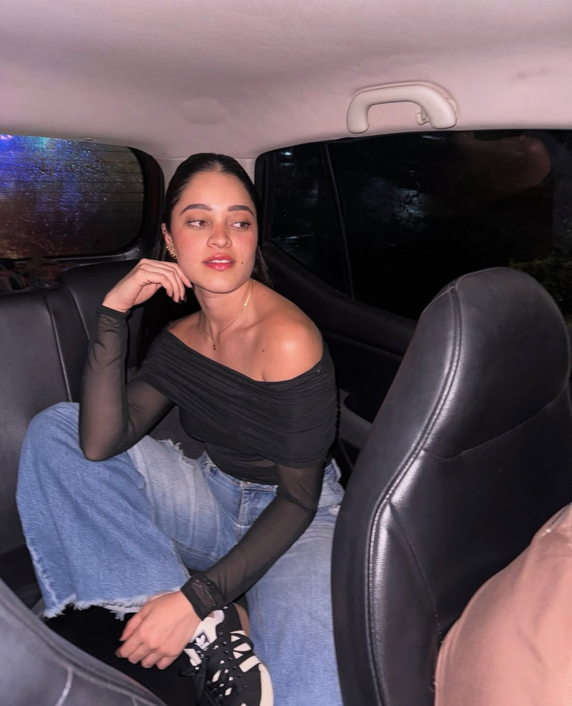 Mesh top negro ✨🖤