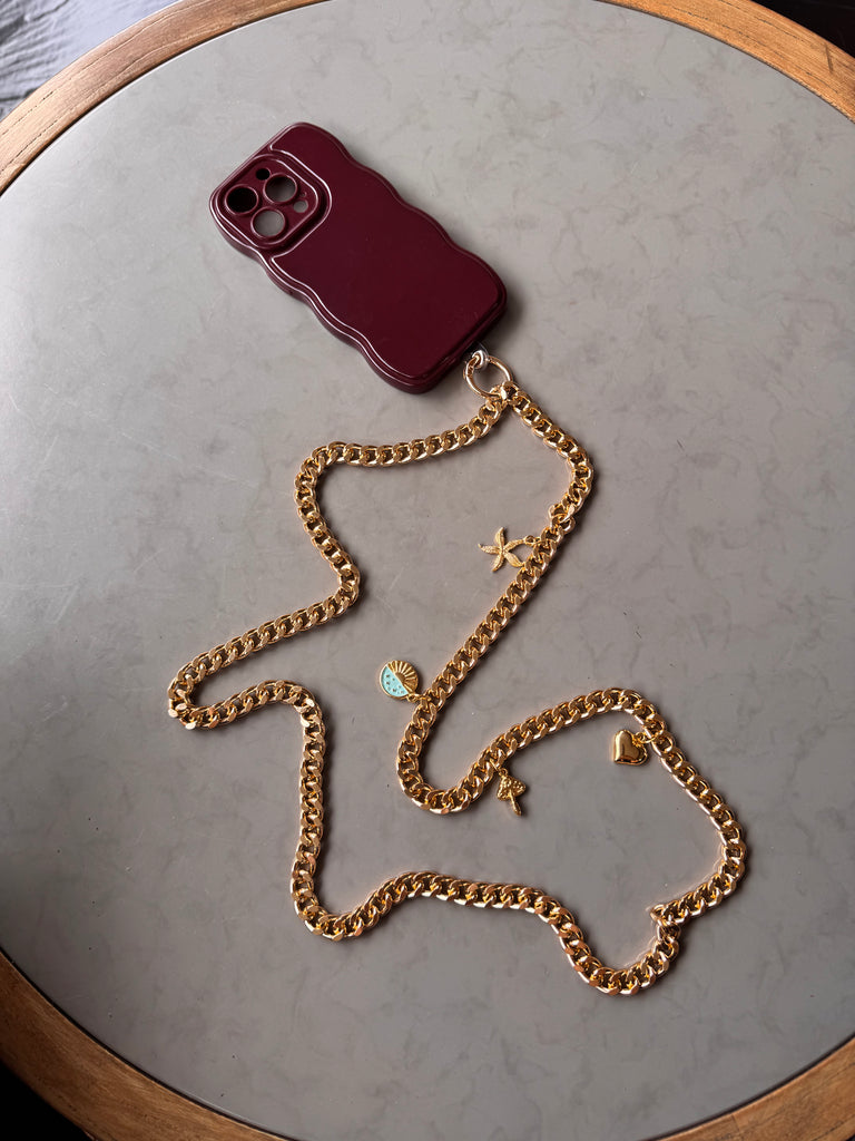Cadena para celular 🩵✨☀️🌞 phone charm